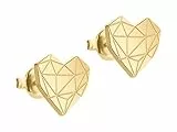 LIEBESKIND BERLIN Damen-Ohrstecker Edelstahl (gold)