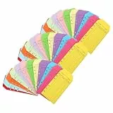 Yardwe 36 Stück Bunte Sparumschläge aus Papier Leicht für Budgetplanung und Quittungsorganisation Praktisches Budgetplaner Zubehör für Effizientes Haushaltsmanagement