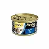 GimCat ShinyCat in Jelly Thunfisch - Nassfutter mit Fisch und Taurin für Katzen - 24 Dosen (24 x 70 g)