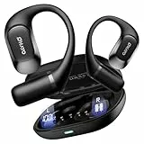 OHAYO Open Ear Kopfhörer Komfortabel, Bluetooth Kopfhörer Sport, 40h Wiedergabe, Fester Halt, Starker Bass, Kopfhörer Kabellos mit ENC Noise Cancelling Mic, Digital Display, IPX6 Wasserdicht