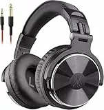 OneOdio Over Ear Kopfhörer mit Kabel, 50mm Treiber, Bassklang, 6.35 & 3.5mm Klinke, Share-Port, Geschlossene DJ Headphones für Studio, Podcast, Monitor, Handy, PC, MP3/4 (Pro-10 Schwarz)