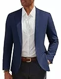 PJ PAUL JONES Sakkos für Herren Anzugjacke Regular Fit Blazer Sportlich Modern Marineblau XL