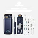 OTOCARE CE-Zertifiziertes medizinisches Ohrreinigungs-Set – Flexibel mit Aufsätzen (Pinzette, Löffel, Schwamm) – Schmerzfreie Ohr-/Nasen-/Rachenpflege – Hygienisches Reiseetui (Blue)