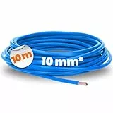 10 Meter Lapp 4520025 H07V-K 10 mm² blau I Verdrahtungsleitung I Aderleitung I PVC-Einzelader I Litze 10mm2 I Verdrahtung