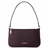 Lazarotti Bologna Damen Schultertasche aus Echt-Leder | Handtasche mit Steckfach | Handtasche 27 cm