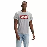 Levi's Herren Graphic Set-In Neck T-Shirt, Batwing Logo, Grey, L