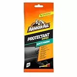 ARMOR ALL Kunststoffpflegetücher 20 Stk. Seidenmatt Dashboard Wipes Matt Finish, Gelb, 35020L, Standard