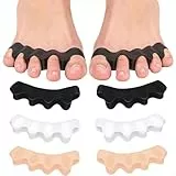 Zehenspreizer für alle Zehen - 3 Paar hallux valgus korrektur Zehentrenner Silikon für Damen & Herren - Zehenstrecker Korrektur Set gegen Hallux Valgus, Ballenzehen, Hammerzehen