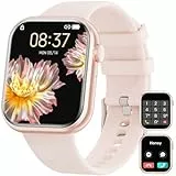 Hwagol Smartwatch Damen Herren, 1.85' Zoll Touchscreen Smart Watch mit Bluetooth Anrufe, Uhr Damen Herren mit 140+ Sportmodi für iOS Android