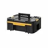 Dewalt T-STAK Box III DWST1-70705 (Werkezugbox mit leichtgängiger Schublade, 6 herausnehmbare Insetboxen m. Deckel, Etikettenhalter, 19 Liter Volumen, bis 30 kg belastbar)