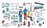 Italeri 0720S - Truck Accessories, Nicht Bemalt