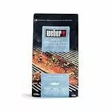 Weber Räucherchips-Mischung für Fisch und Meeresfrüchte/BBQ-Zubehör, Natürliche Räucherchips, Fruchtiges Aroma mit milder Rauchintensität, 0,7 kg