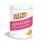 Dextro Energy Recovery Drink Dose | 356g Getränkepulver Tropical | Protein Pulver mit Kohlenhydraten, Vitamine und Mineralstoffen| 100% glutenfrei