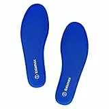Knixmax Memory Schaum Einlegesohlen für Herren - Weich Einlagen Komfort Schuheinlagen für Sport, Freizeit und Beruf - für Sneaker, Wanderschuhe, Arbeitsschuhe - Männer Marineblau 47 EU
