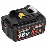 18V 5.0Ah Ersatzakku für Makita: BL1850 BL1860 BL1855 BL1840 BL1830 BL1835 BL1820B BL1815 mit LED Indikator 1 Stücke