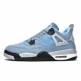 Sneaker Herren Damen Retro Skateboardschuhe Laufschuhe Turnschuhe mit Luftpolster Walkingschuhe Studenten Anti-Rutsch leichter Jungen Mädchen Basketballschuhe modisch Sportschuhe (Blassblau,45)