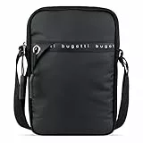 bugatti Blanc DeLight, kleine Schultertasche, stylische leichte Umhängetasche, schwarz
