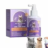 Recitem Pet Clean Teeth Spray, 2024 Neues Petclean Zahnpflege Spray für Hunde & Katzen, 1/2PCS Tierliebhaber Dentalspray, Kein Bürsten erforderlich, Zahnsteinentferner für Hunde & Katzen (2 PCS)