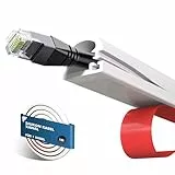 shinfly 1m Silikon Kabelkanal Flexibel für EIN Kabel, Kabelkanal Weiß Selbstklebend, Flexibler Kabelschacht für Kabels, Kabelleiste, Kabeltunnel Ideal für Wand-, Boden- & Decke Kabelmanagement