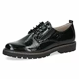 Caprice Damen 9-23703-45 Schnürer, Black Naplak, 38 EU