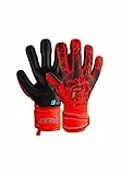 Reusch Attrakt Freegel Silver griffige Torwarthandschuhe Herren und Frauen Fußballhandschuhe für Erwachsene geeignet für alle Wetterbedingungen und Spielfeldoberflächen