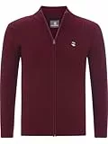 Jan Vanderstorm Herren Strickjacke Onerva dunkelrot, L - 52/54