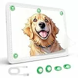 Zocelight wiederaufladbare A3 Leuchttisch,LED Licht Pad mit 4 Magneten, Leuchtkasten mit 4000mAh Batterie für Diamantmalerei, Ultra Lichtplatte zum Zeichnen, Skizzieren, Tattoo (Weiß)