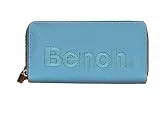 Noey & Lou Bench Damen Geldbörse XXL Portemonnaie Große Brieftasche Reißverschluss Clutch Münzörse (Hellblau)