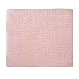 roba Wickelauflage soft roba Style - 85 x 75 cm - Wickeltischauflage abwaschbar - Baby Wickelunterlage gesteppt - Rosa