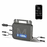 Marstek Mikro-Wechselrichter 800W – 230V AC 0% VAT, 16-60V DC Eingang, Solar-Wechselrichter mit WiFi für Balkonkraftwerk, IP67, App-Steuerung, für Photovoltaik-Module