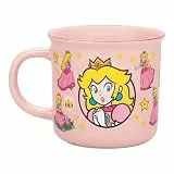 Paladone Super Mario Prinzessin-Peach-Tasse mit Thermoeffekt, 300 ml, offiziell lizenziert, rosa, Keramik-Kaffeetasse für Heißgetränke, Gamergeschenk, Nintendo-Sammlerstück, Popkultur