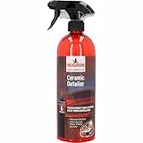NIGRIN Performance Ceramic Detailer, verstärkt den Effekt der Versiegelung, geeignet für folierte Fahrzeuge und unbehandelte Original-Lacke, 750 ml, rot