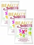 BeautySweeties Zuckerfreie Häschen – Fruchtig-süße, zuckerfreie & vegane Fruchtgummi-Häschen mit leckerem Fruchtschaum – Praktisch im 125 g Beutel (Packung mit 3)