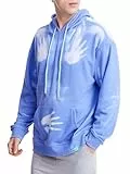 AINIKO Unisex Kapuzenpullover für Erwachsene, Farbwechsel, wärmereaktiv, lässig, Sweatshirts für Damen und Herren, Dunkelblau, Medium