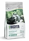 Bozita Diet & Stomach Katzentrockenfutter mit Elch – 400g – getreidefreies Trockenfutter für sensible erwachsene Katzen – 34 % Protein, 10 % Fett – ohne Zucker & Gentechnik – leicht verdaulich