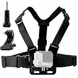 Brustgurt Chesty Brustgurthalterung Kompatibel mit GoPro Hero 13 12 11 10 9, DJI Osmo Action 4/5 Pro, AKASO, Surfola, Jadfezy, Apexcam Action Kameras, Brusthalterung Chesty Chest Mount Strap Harness