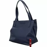 TOM TAILOR Miri zip Damen Shopper Umhängetasche Reißverschluss Groß Blau