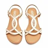GIOSEPPO Damen Lamim Sandale, Gold, 38 EU
