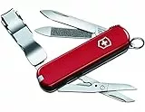 Victorinox Schweizer Taschenmesser, Nail Clip 580, Multitool, Maniküre, Pediküre, 8 Funktionen, Kleine Klinge, Nagelfeile, Nagelreiniger