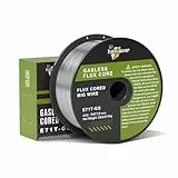 haxiaoer 1,0mm 1KG MIG Schweißdraht - D100 1 Rollen Fülldraht ohne Gas für Schweißgerät MIG/MAG FLUX, E71T-GS