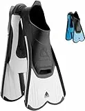 CRESSI Damen Light Fins-Kurze Flossen Zum Schnorcheln Schwimmen, Wassertraining, Verfügbar für, Weiss, 37/38