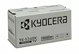 Kyocera TK-5240K Toner Drucker Schwarz, Original Tonerkartusche 1T02R70NL0. Drucker Toner kompatibel für ECOSYS M5526cdn, ECOSYS M5526cdw, ECOSYS P5026cdn, ECOSYS P5026cdw