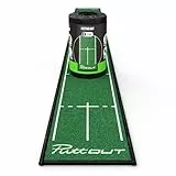 PuttOut Unisex – Erwachsene Slim Golf-Puttingmatte, 240 x 25 cm, Grün