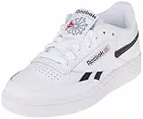 Reebok Unisex Club C Revenge Sneaker,Ftwwht Black Ftwwht,44 EU