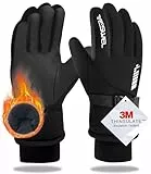 YESWEL Touchscreen-Handschuhe, Winterhandschuhe, wasserdichte Snowboard-Handschuhe, Skihandschuhe Warme, für Herren und Frauen zum Laufen, Fahren, Radfahren und Wandern（Größe XL）