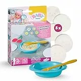 BABY born Fütterset für Puppen - Inkl. Teller, Löffel & 5 Mahlzeiten-Bildern - Hochwertiges Puppenzubehör - Geeignet für Kinder ab 3 Jahren