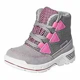 RICOSTA Jungen Stiefel Emil, Kinder Lauflernschuhe, Weite: Weit, lose Einlage, Sympatex, schnürstiefel, Booties, wasserdicht, Graphit/grau (450), 23 EU