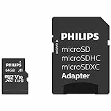 Philips Micro SDXC Card 64 GB Class 10 UHS-I U1 incl. Adapter FM64MP45B