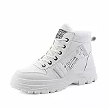 Yeeteepot Damen Winterstiefel Warm Winterschuhe Weiß 40 EU = 41 CN