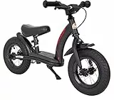BIKESTAR Kinder Laufrad Lauflernrad Kinderrad für Jungen und Mädchen ab 2-3 Jahre | 10 Zoll Classic Kinderlaufrad | Schwarz (matt) | Risikofrei Testen
